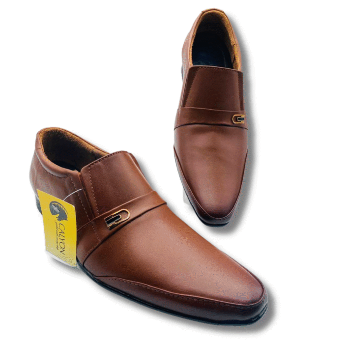 Genuine Leather Formal Shoe 300 TAN - Image 2