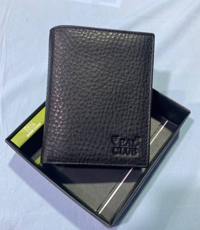 Men’s Black Vertical Wallet -J27