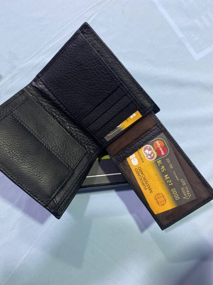 Men’s Black Vertical Wallet -J27 - Image 2